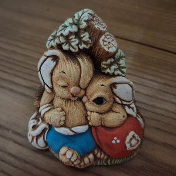 Vintage Pendelfin "Woodlander Babes" Stoneware Rabbits - Picture 1 of 2